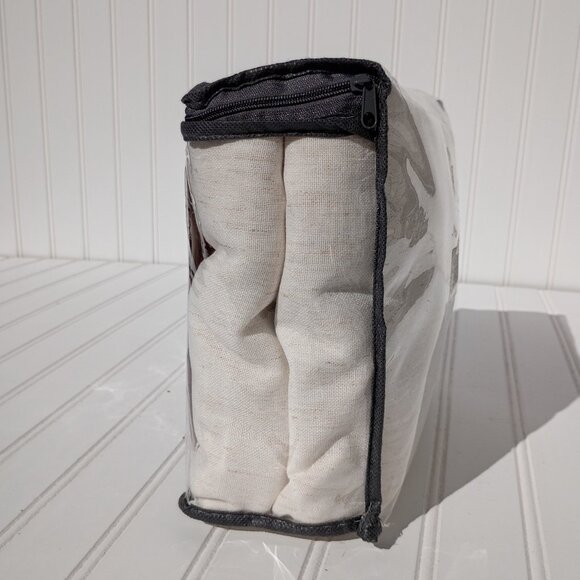 Linen Curtain Panels 50 x 108 Beige Off White Flax Weave Sheer Drapes Curtains - Picture 8 of 15